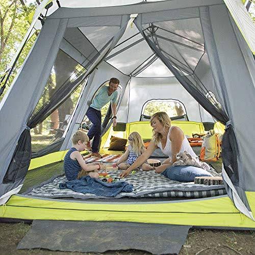 18& x 10& 12-Person 2-Room Instant Cabin Tent S4095