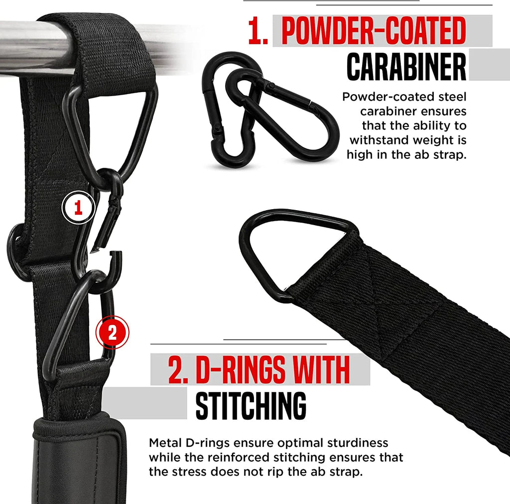 Hanging AB Straps with Steel D-Rings D240974