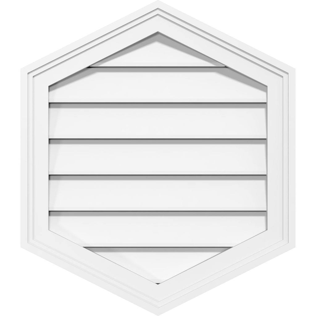 30x22W x 38x22H PVC Gable Vent Y920