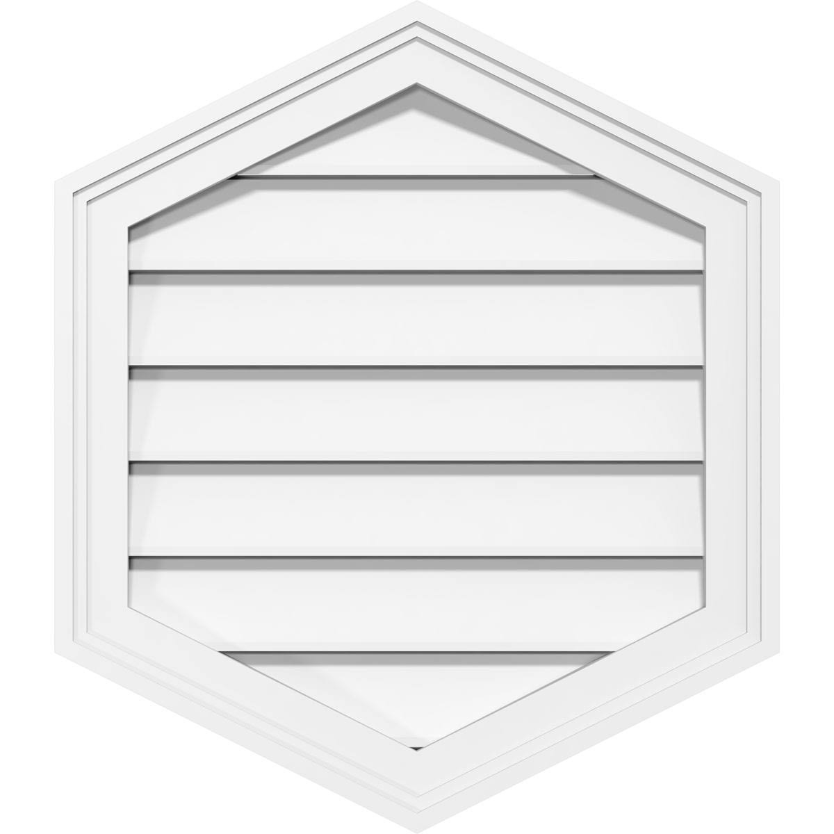 30x22W x 38x22H PVC Gable Vent Y920
