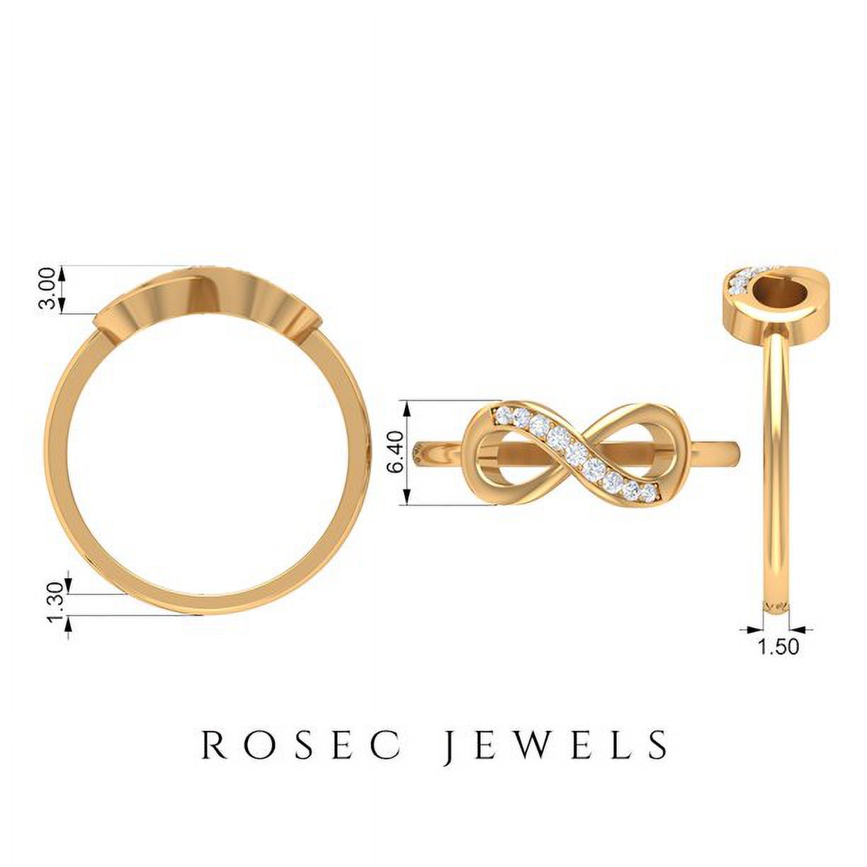 14K Yellow Gold Diamond Ring B250