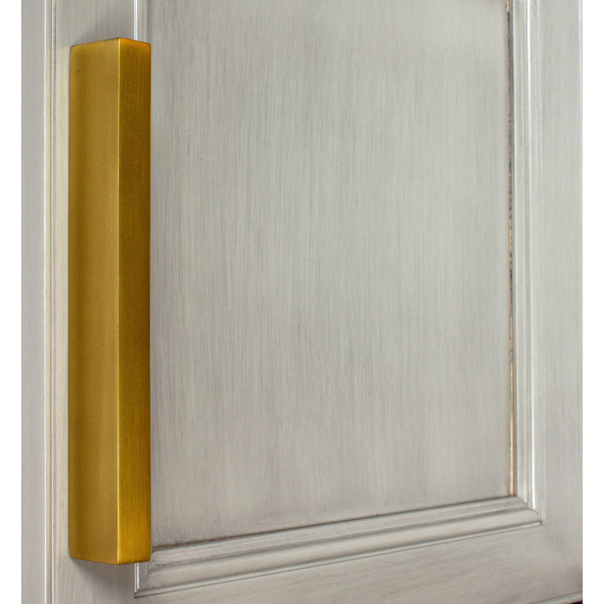 Satin Gold Contemporary Cabinet Finger Pulls (10-Pack) R619921