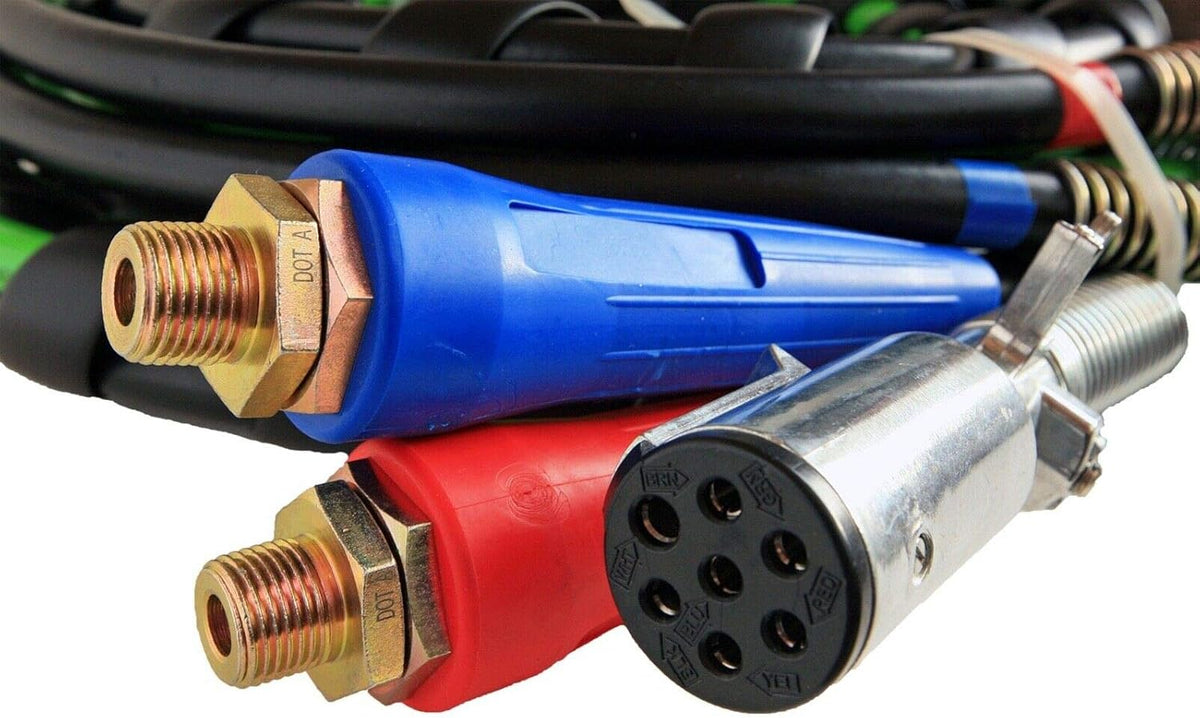 12 Ft 3-in-1 ABS Electrical and Rubber Air Line Hose Assemblies Z628