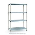 MetroMax Q Starter Shelving Unit, 48x22W x 18x22D x 74x22H, 800 lb. Capacity per Shelf Q70484