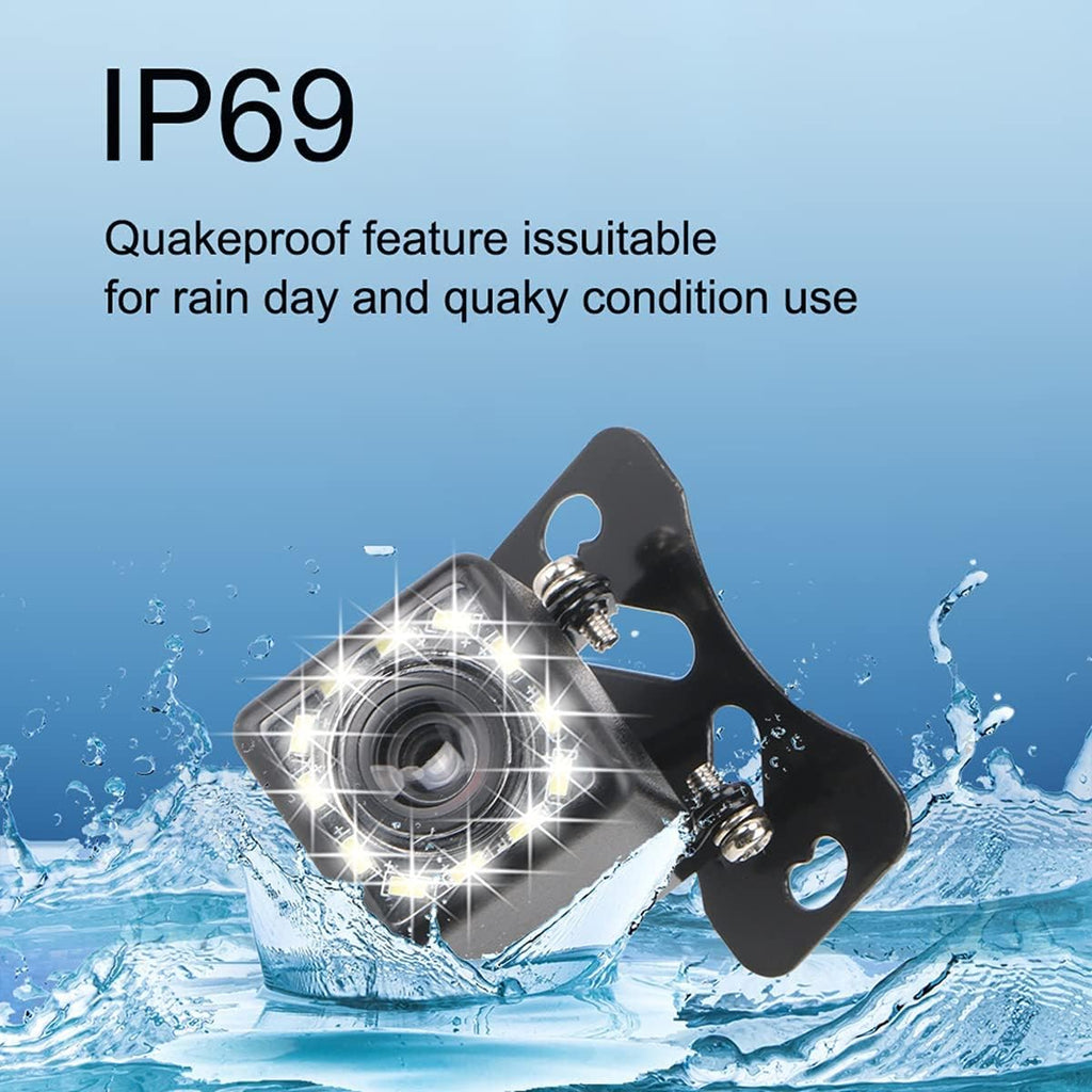Wireless Backup Camera 4.3 Inch FHD 1080P Waterproof Reversing Camera Pack of 2 R693412