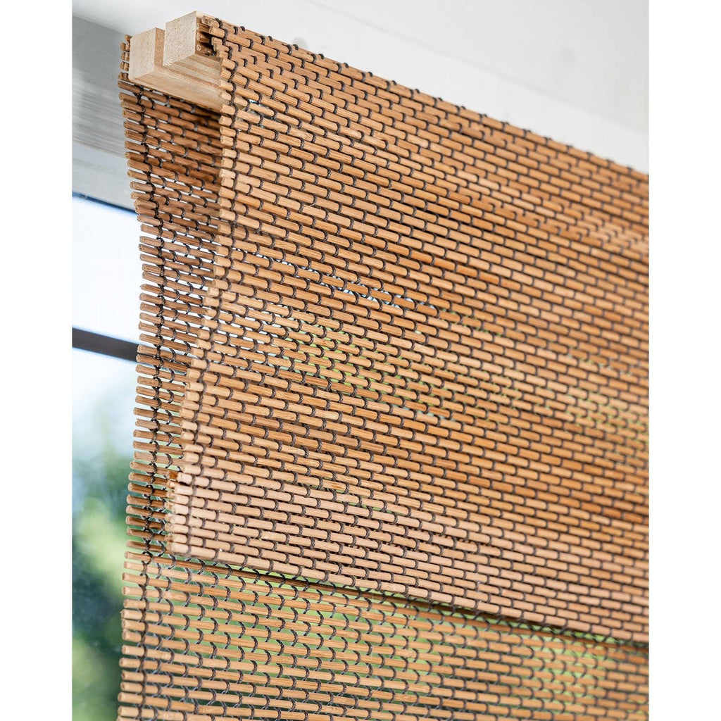 Cordless Bamboo Roman Shades 35 inch x 64 inch X990745