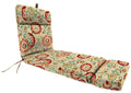72" x 22" Multicolor Rectangle Chaise Lounge Outdoor Seating Cushion C6555