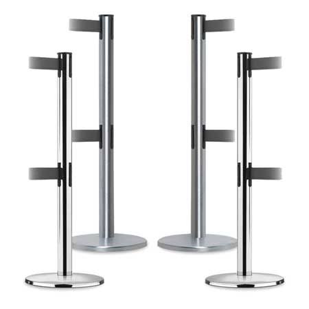 Satin CH Barrier Post with Belt Q19948