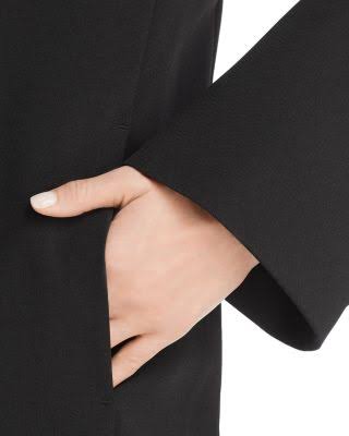 Black Xs Single-Breasted Coat C94865