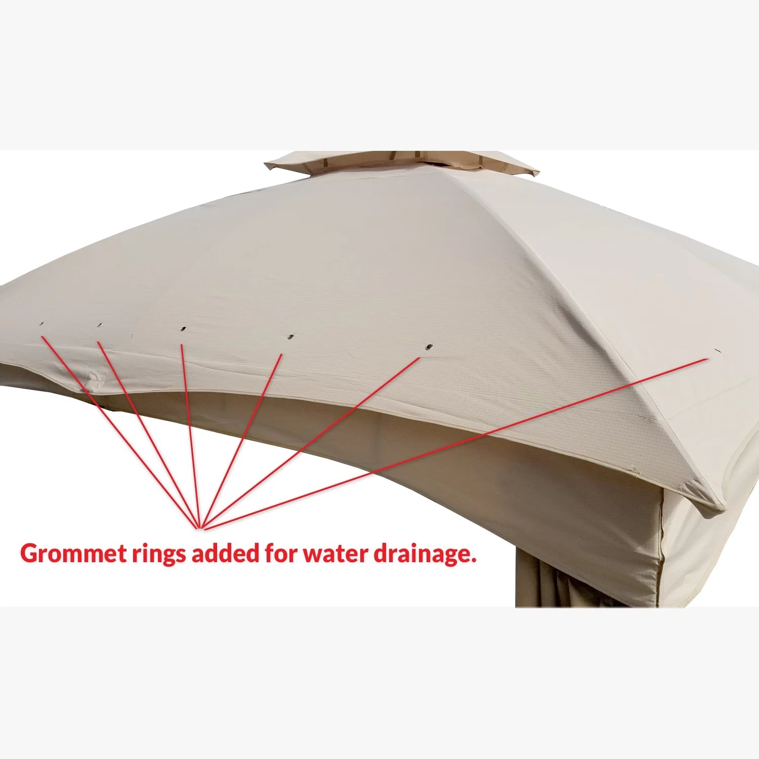 10x12 Gazebo Replacement Canopy Top Cover A6563