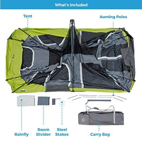 18& x 10& 12-Person 2-Room Instant Cabin Tent S4095