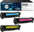 3 Pack High Yield Toner Cartridge for HP Color CP2025 Printer L814