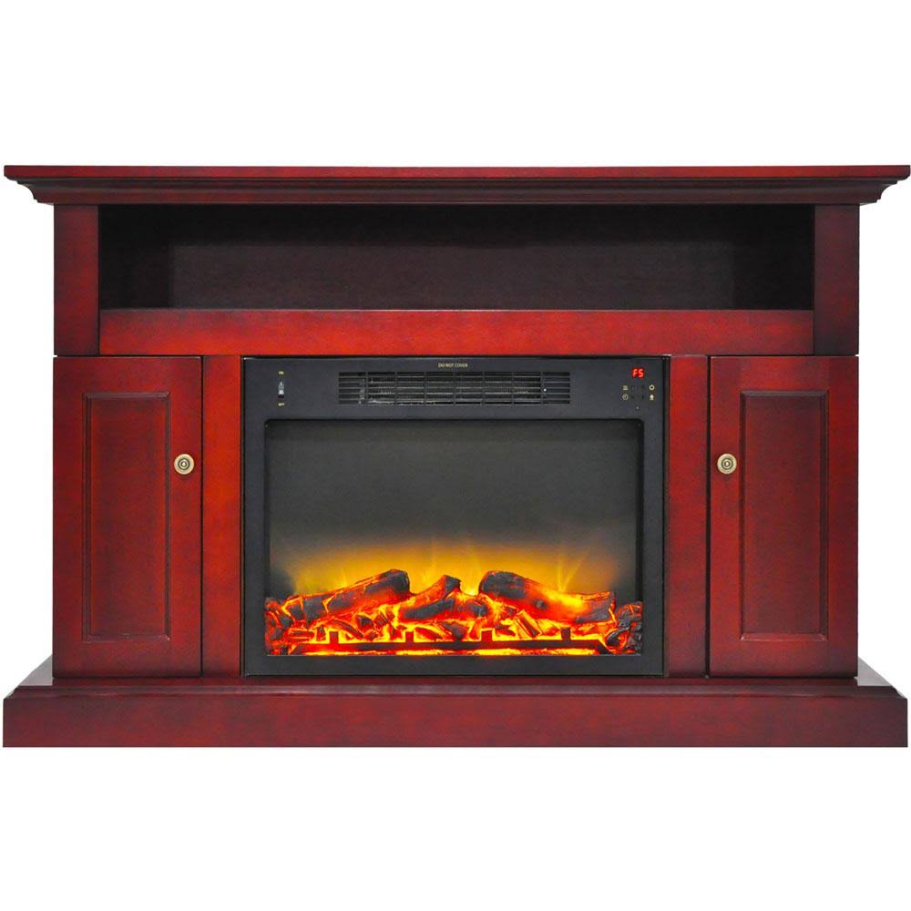 47x22 Blue Electric Fireplace TV Stand G7114