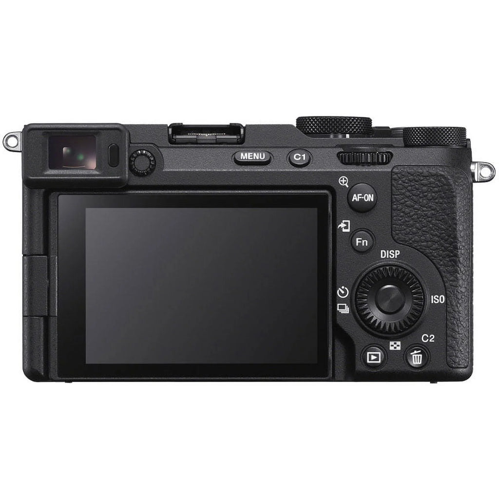 Sony a7CR Full Frame Mirrorless Camera Body + 50mm F1.8 Lens Black Bundle with Photography Backpack + Extra Battery + Microphone + LED + Monopod & Accessories Kit V343528