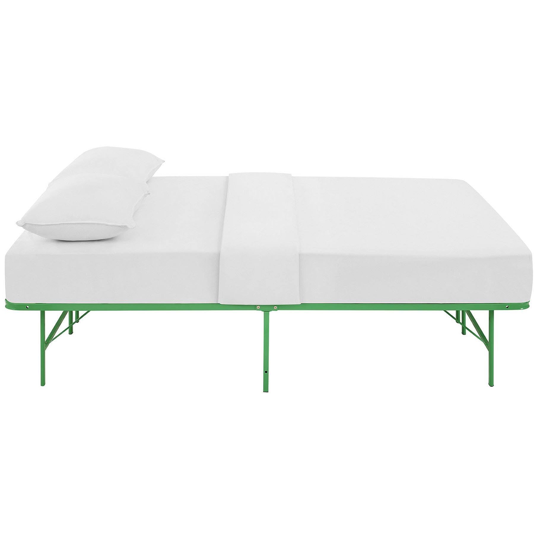 Green Full Stainless Steel Bed Frame X567758