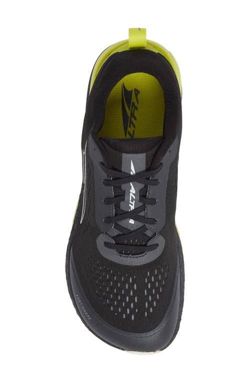 Black/Lime Men's Running Shoes U7490