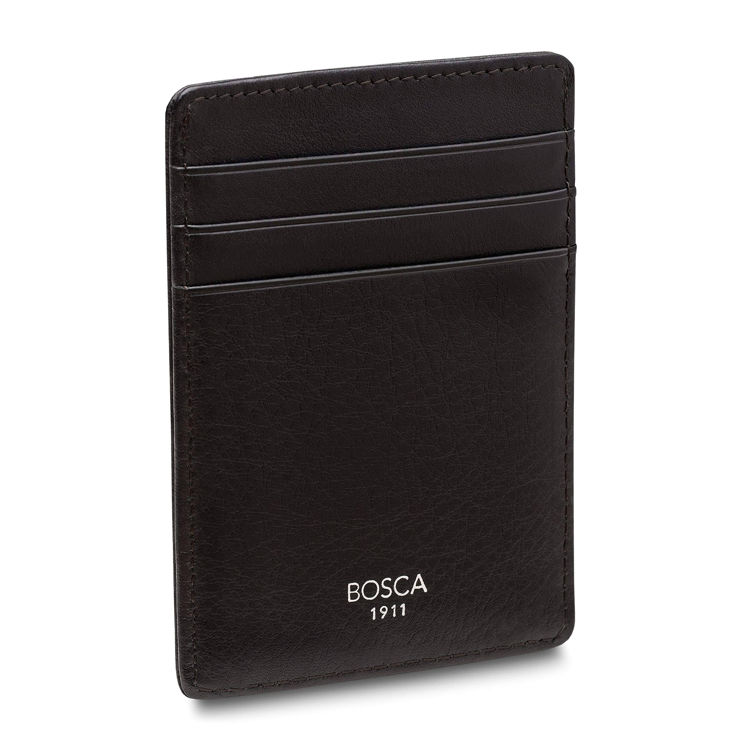 Black Deluxe Front Pocket Wallet V3748