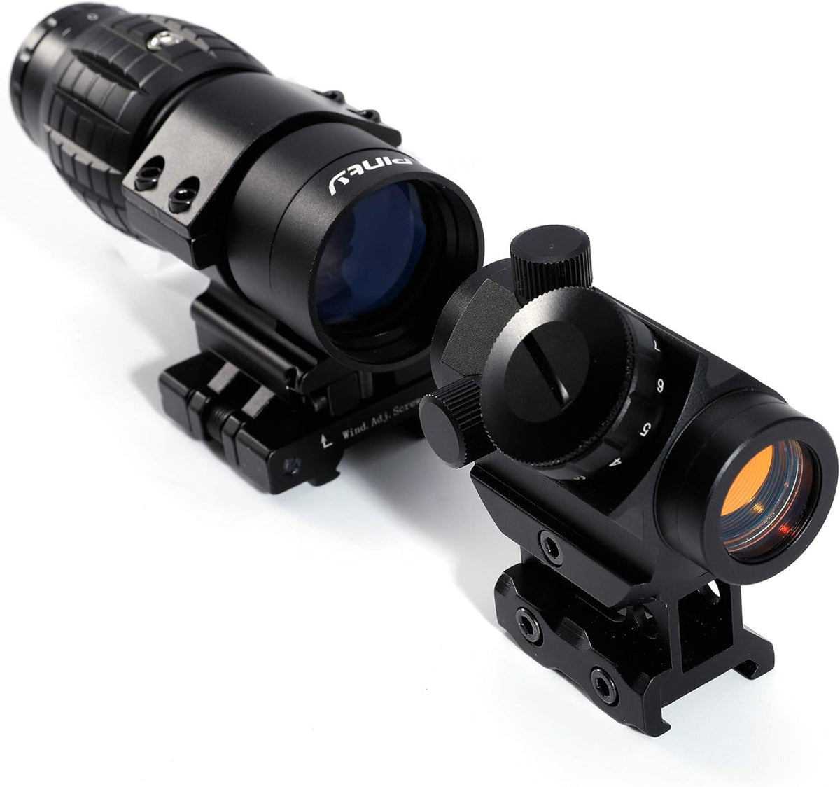 Tactical 3-4 MOA Red Dot Sight with 3X Magnifier Combo Q800513