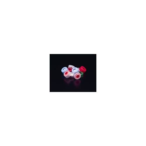 13mm Clear PTFE/Butyl Rubber Lined Snap Cap, Case of 1000 B69401