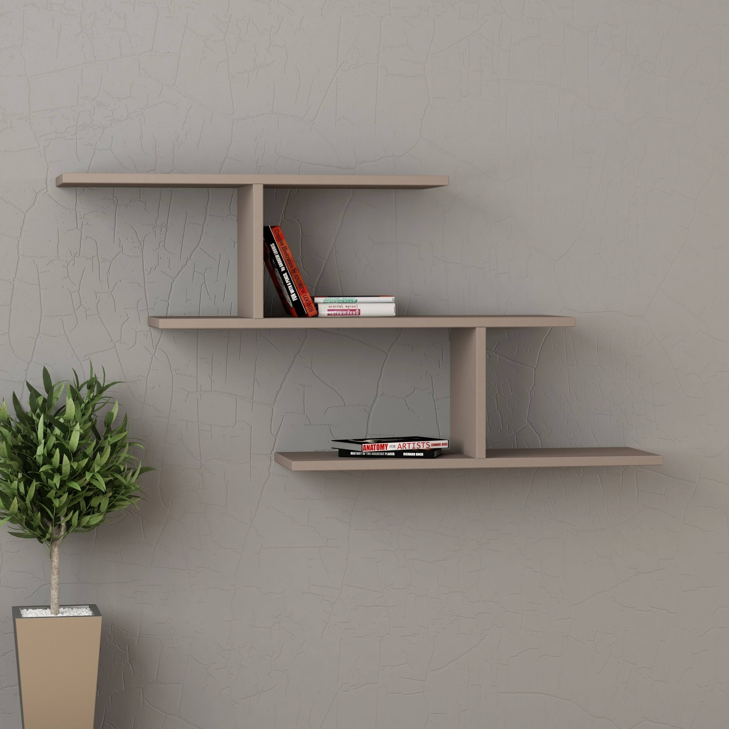 White Wall Shelf E900