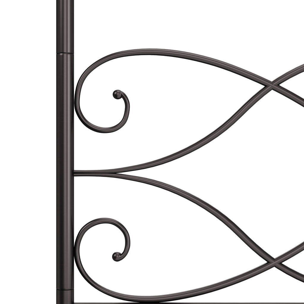 Oiled Bronze Metal Canopy Bed - Full N9928