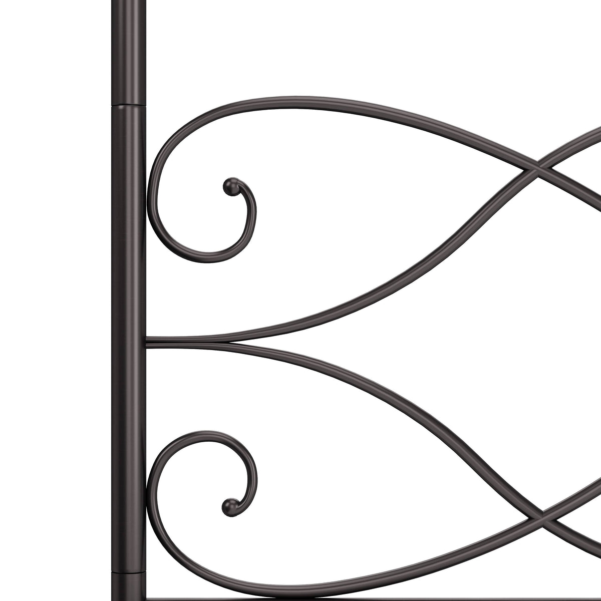 Oiled Bronze Metal Canopy Bed - Full N9928