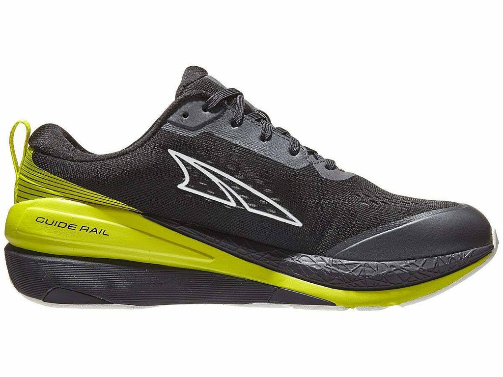 Black/Lime Men's Running Shoes U7490