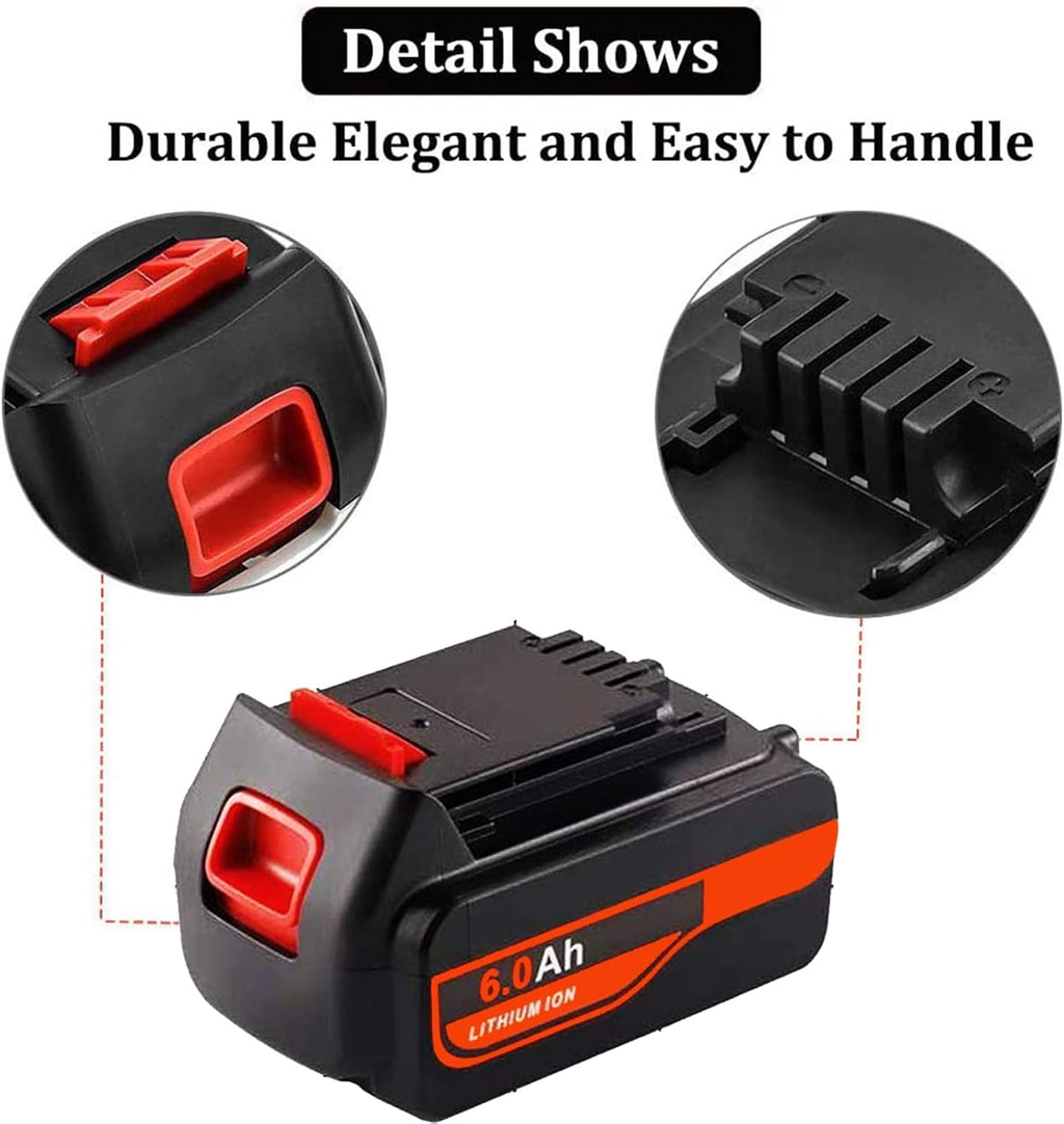 2Pack 20V 6.0Ah Lithium ion Battery I5861