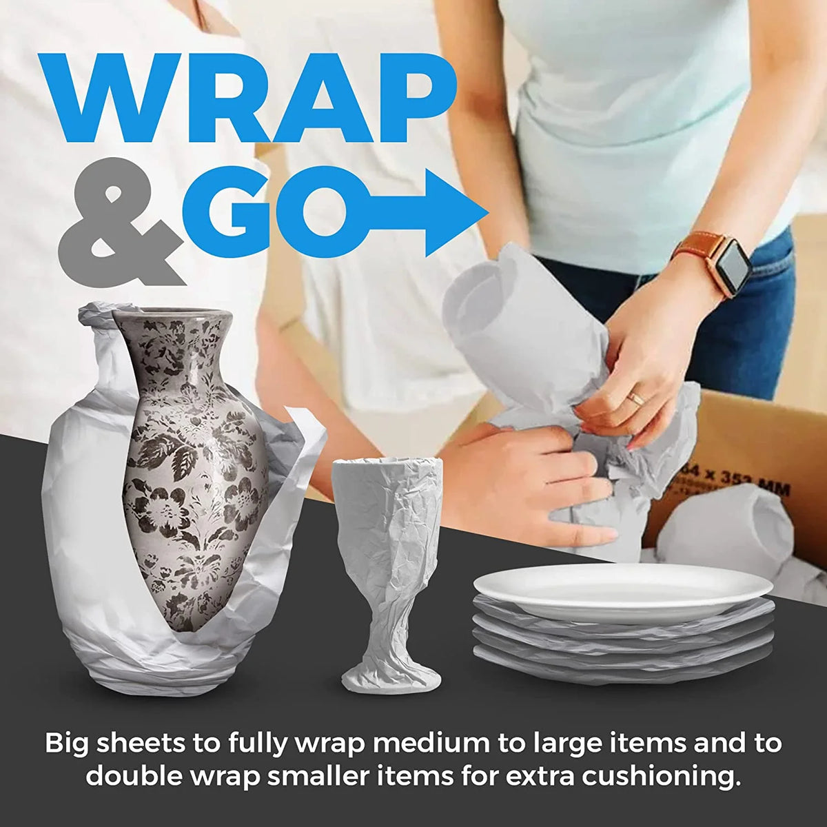 640 Sheets Packing Paper 27" x 17" E941