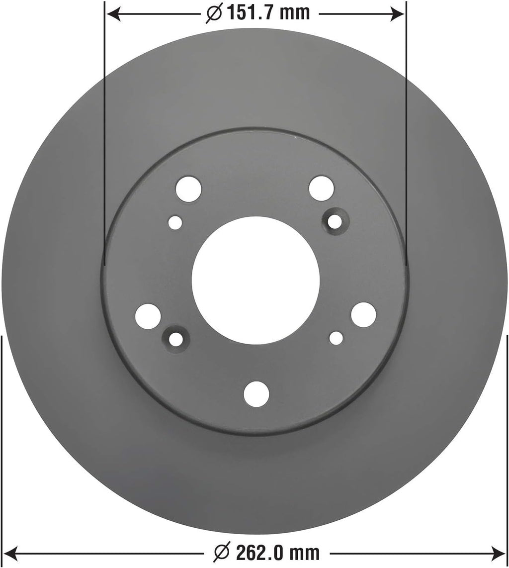 Pack of 2 Brake Rotor Q6922