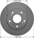 Pack of 2 Brake Rotor Q6922