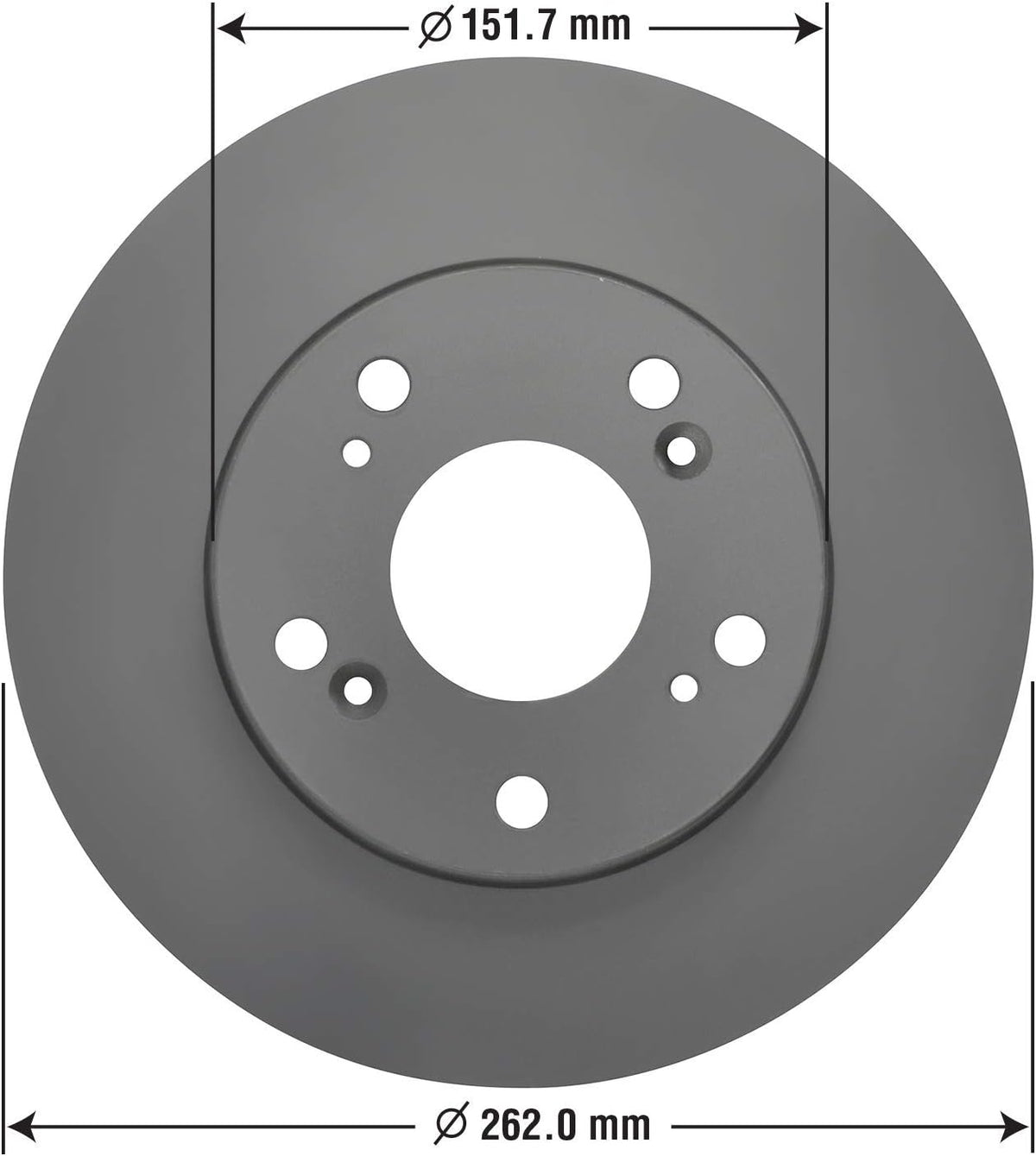 Pack of 2 Brake Rotor Q6922