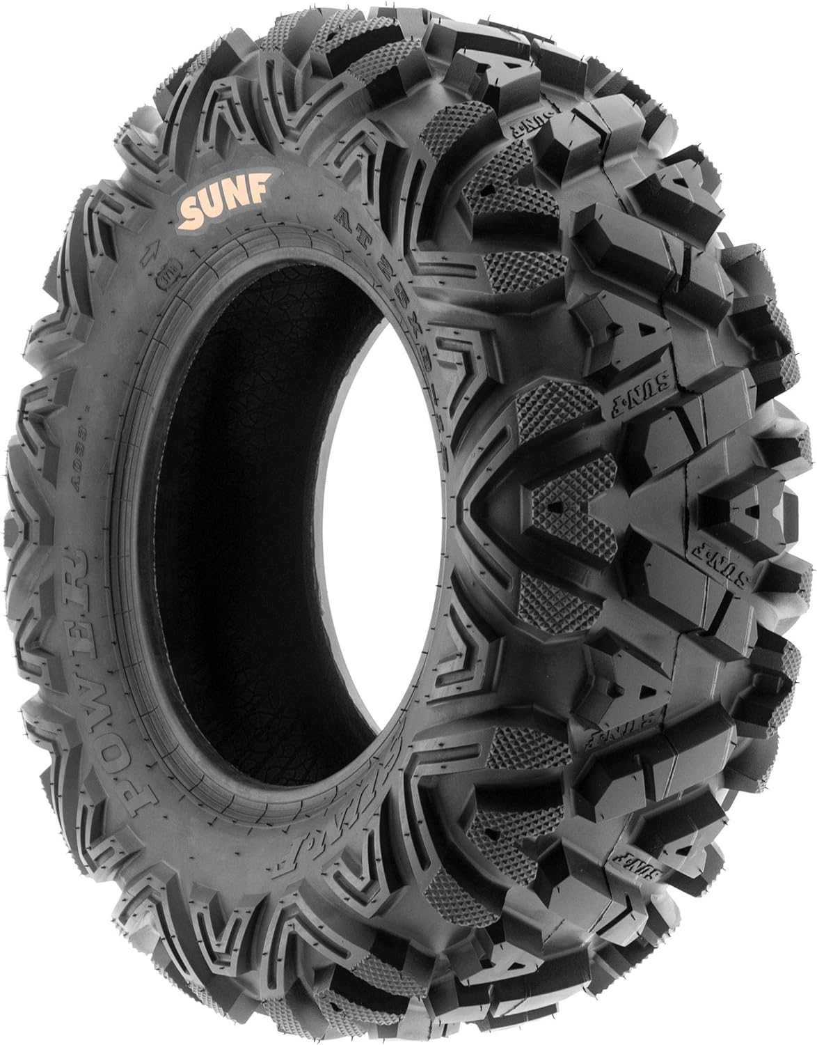 Set of 4 All-Terrain Tire Bundle 24x8-12 Front & 25x11-10 Rear 6 PR Tubeless F896