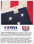 Heavy Duty 4x6 2-Ply Polyester US Flag S4820