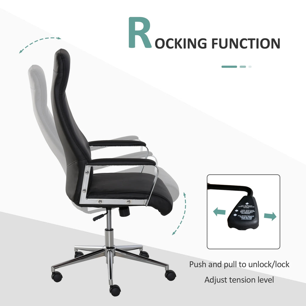 Black Executive Chair with Adjustable Height & Swivel C283231