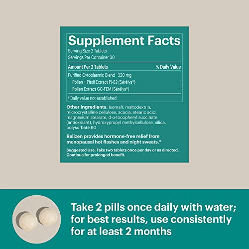 Hormone-Free Menopause Relief 30 Day Supply (60 Tablets) A600197