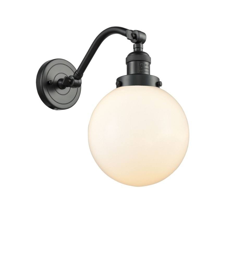 Large Beacon 1 Light Sconce in Brushed Brass M3314