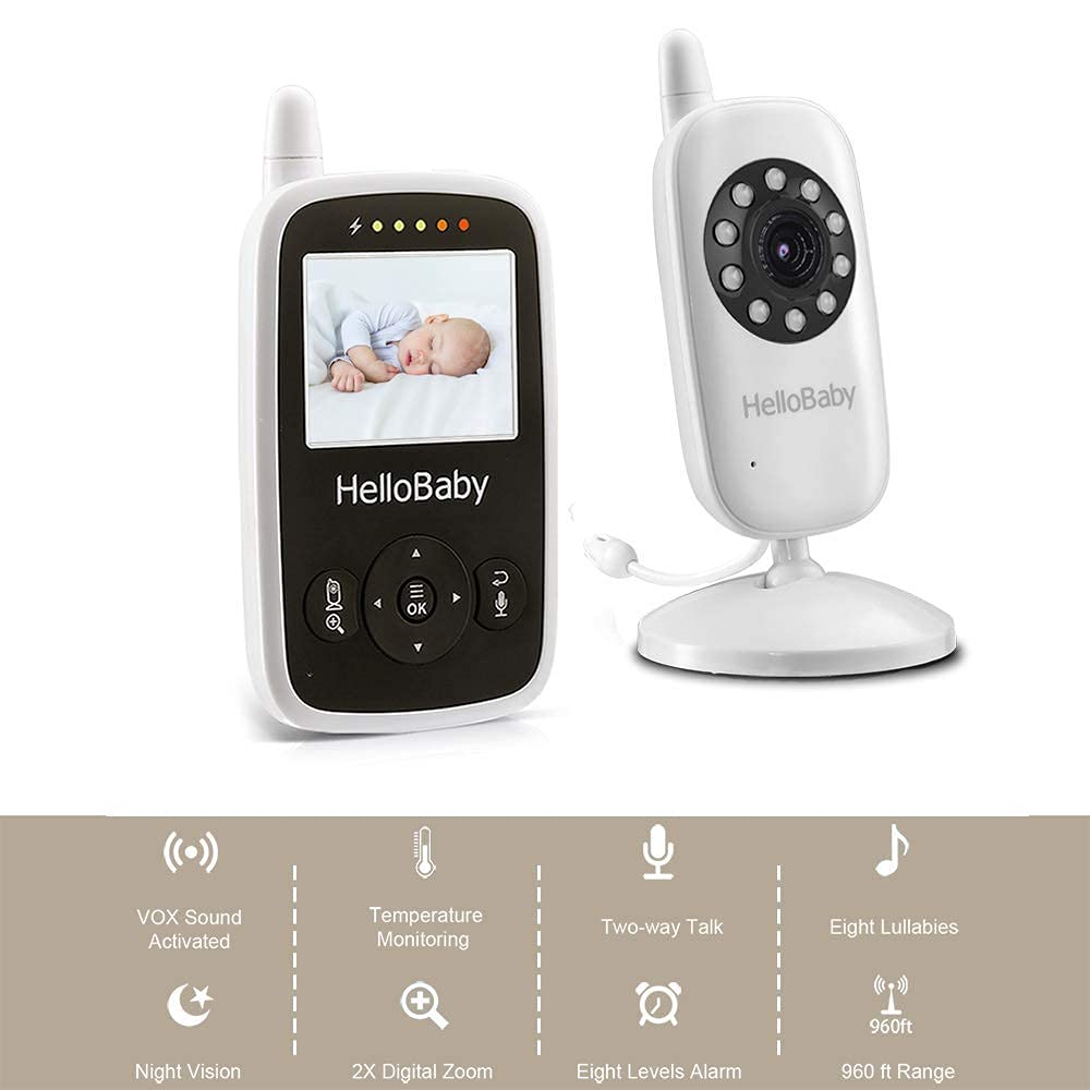 5 720P HD Video Baby Monitor with Camera and Audio N416
