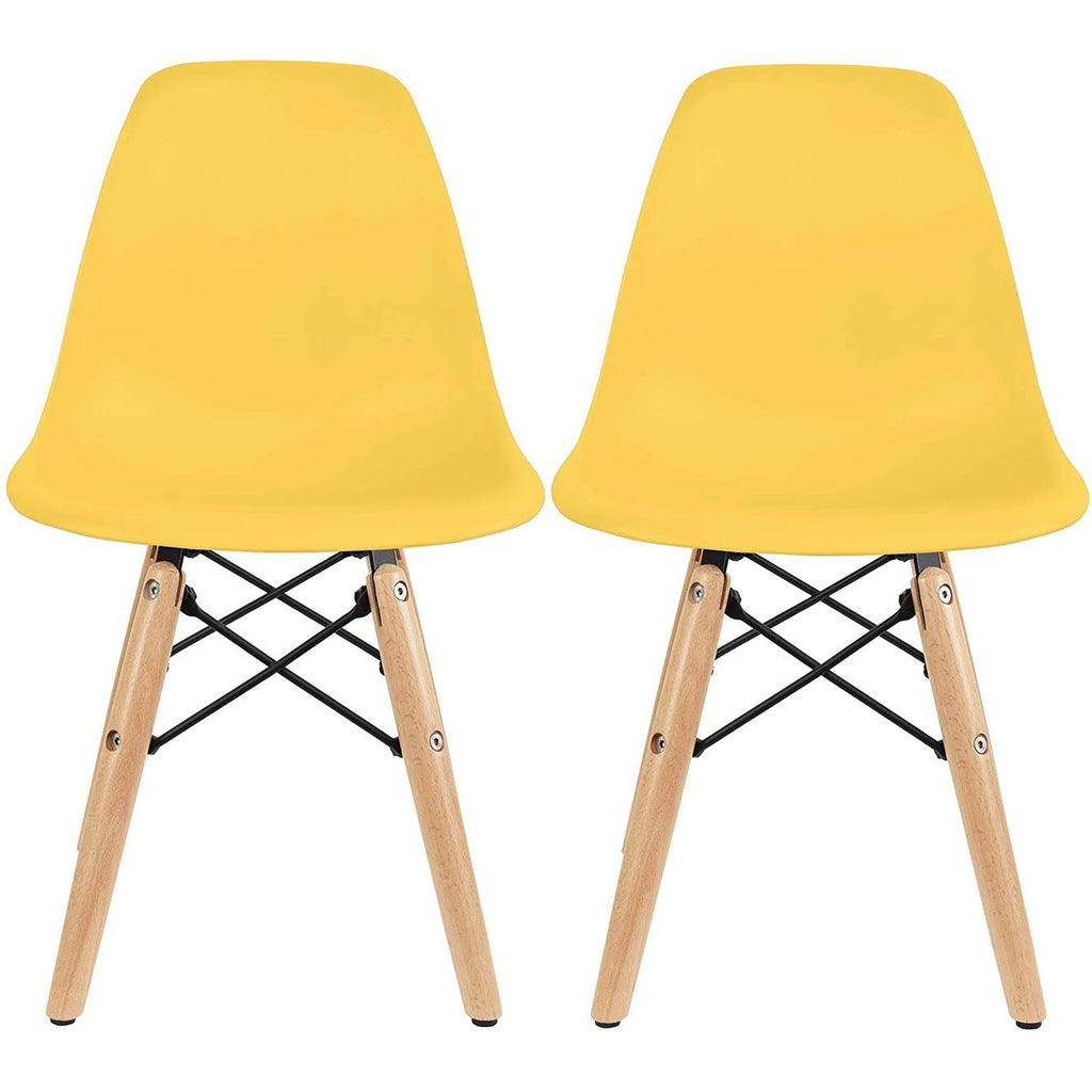Yellow Kids Toddler Chairs Set of 2 L77698