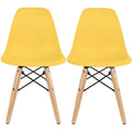 Yellow Kids Toddler Chairs Set of 2 L77698