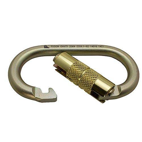 Oval-Shaped Steel Auto Lock Carabiner G133
