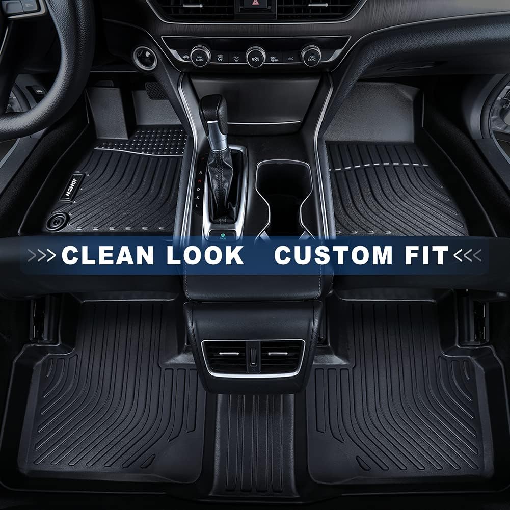 Black Custom Fit Car Floor Liner Set C87954