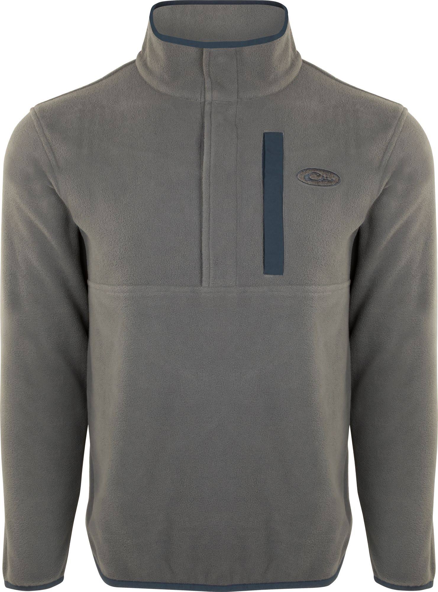 Charcoal/Navy Camp Fleece Pullover S244666