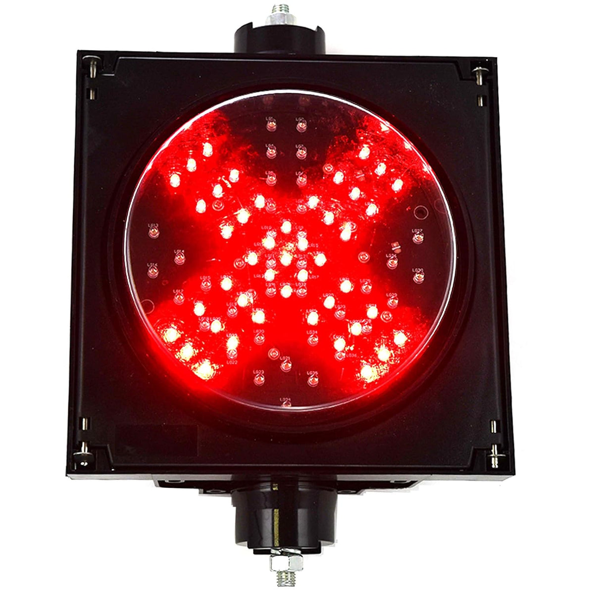 LED Traffic Stop Light 3 Light Red, Yellow, Green 8 Inch Diameter Lens, Industrial Loading Dock Bay Light, Indicator Light 85-265 VAC X3279