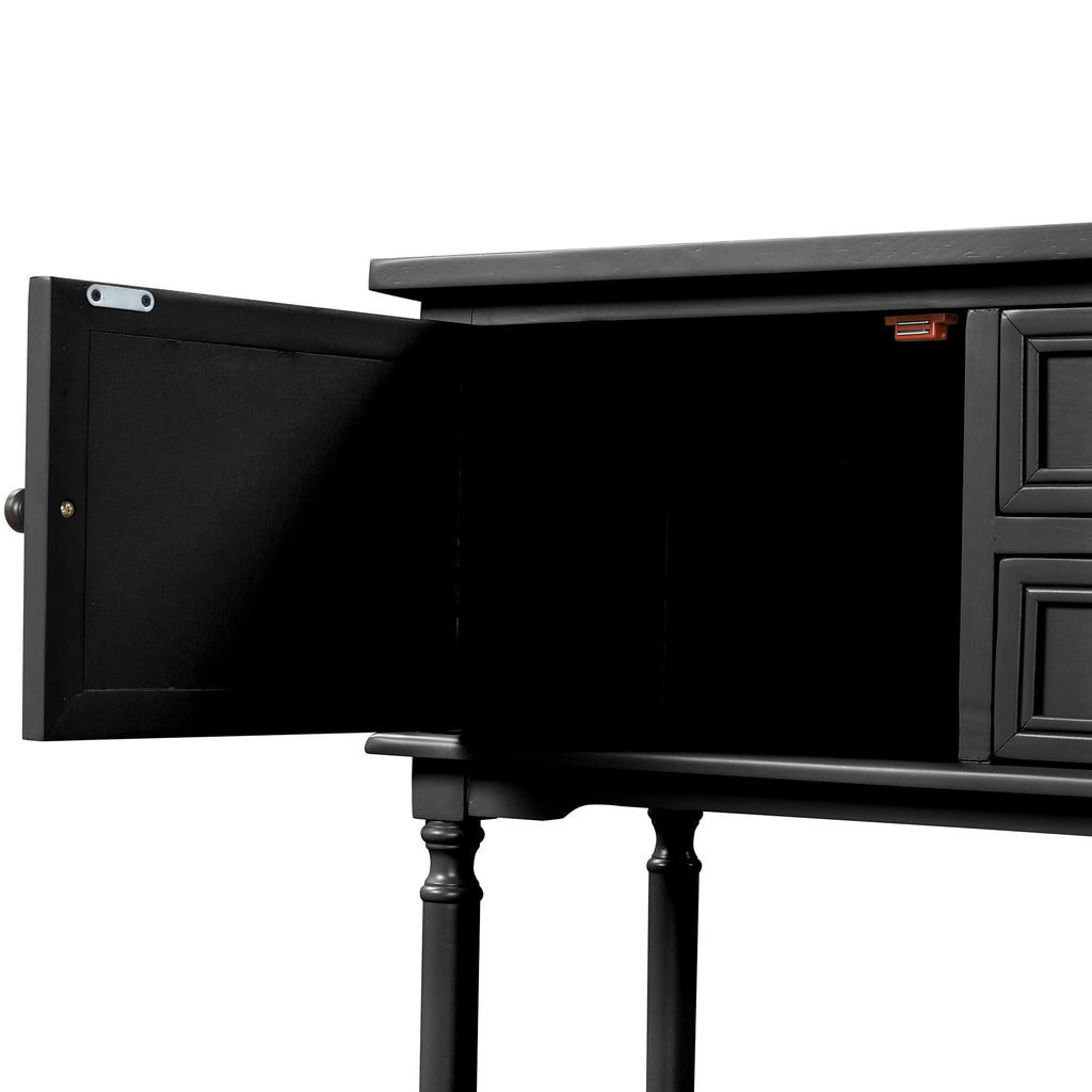 Black 47'' Sofa Table Console Table N496