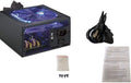 750 Watt Quiet Black ATX 12V 2.0 PSU with All Braided Sleeving Cables and PCIe Power Connector Power Supply Q49209