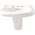 White Bathroom Sink D44577