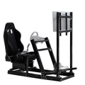 Racing Sim Cockpit with Monitor Stand Seat R966307