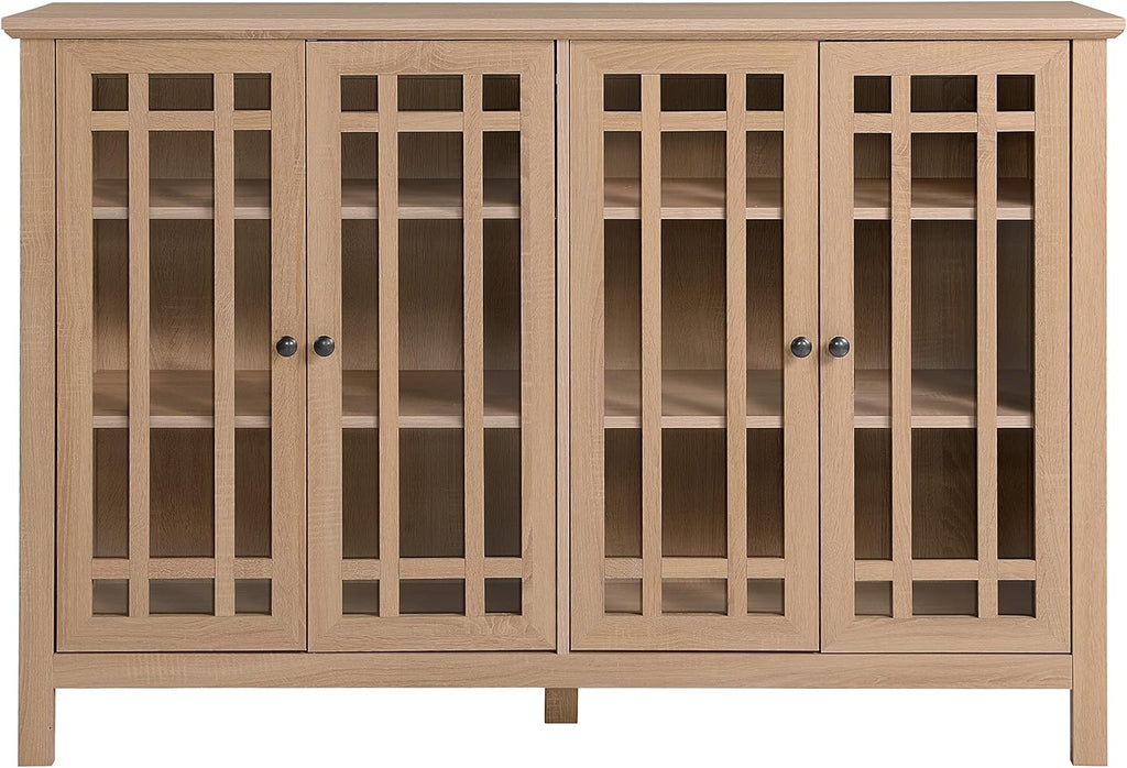 4 Door Glass Storage Cabinet T54032