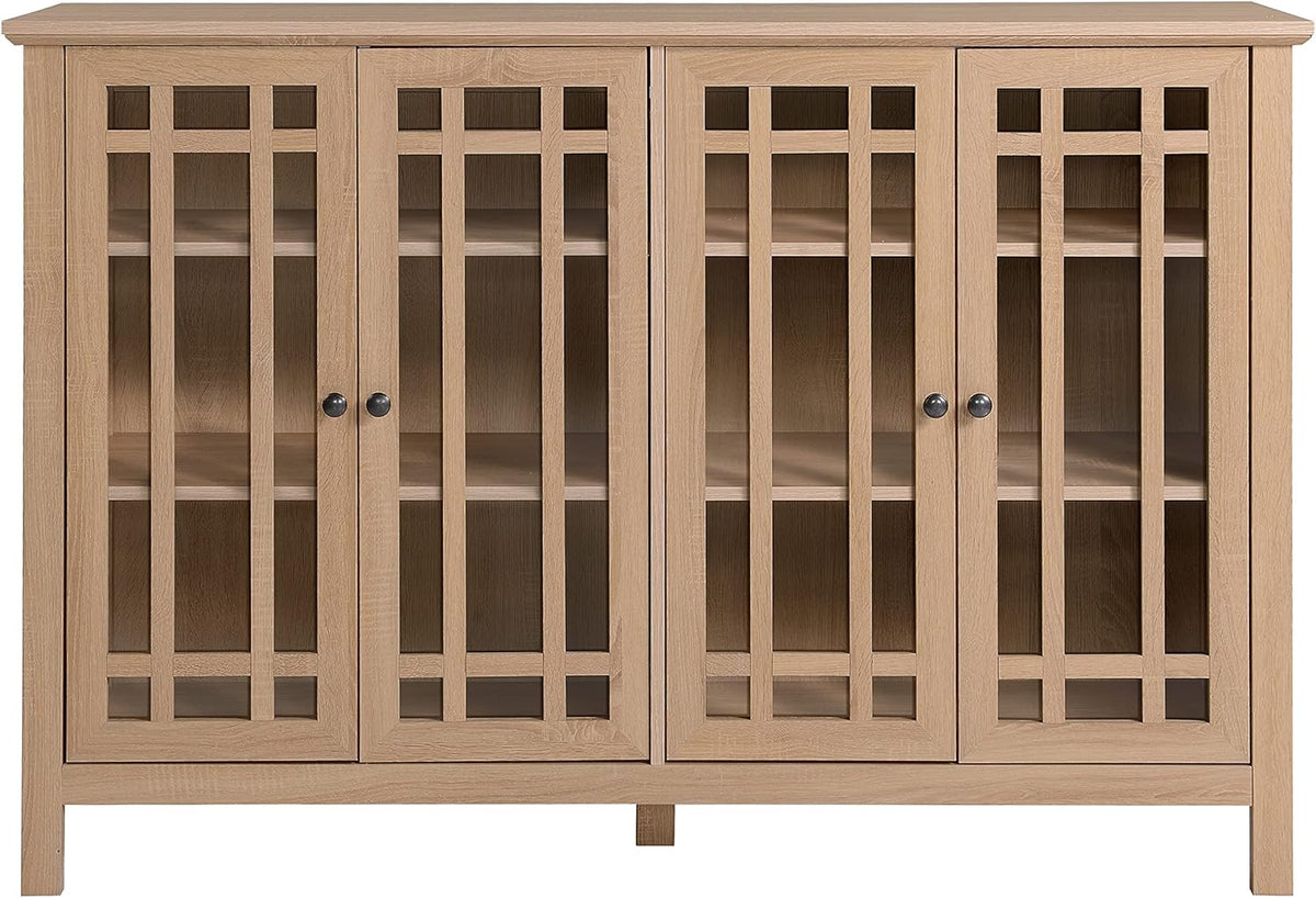 4 Door Glass Storage Cabinet T54032